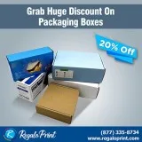 Grab 20% Discount on Packaging Boxes  RegaloPrint