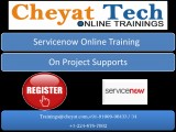 ServiceNow online training and job support by cheyat tech