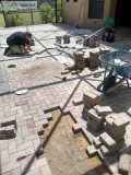 Concrete and paver