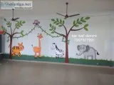 play school class Room theme wall painting in Hyderabad