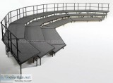 Portable 3 Level Stage Set with Carpet (ID 10287)(Off-Site)(19 -