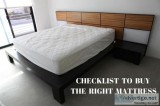 Checklist to Buy the Right Mattress