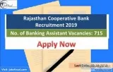 Rajasthan Cooperative Bank Recruitment 2019 -20 RSCB (715) Jobs