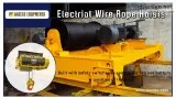 Electric Hoists  Wire rope hoist
