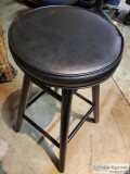 Black Plain Barstool