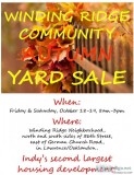 Winding Ridge Autumn Community Yard Sale - Oct 18-19 2019 - 8am-