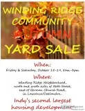 Winding Ridge Autumn Community Yard Sale - Oct 18-19 2019 - 8am-