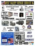 Appliance repair Dishwasher Washer Dryer Refrigerator Stove