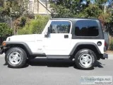 2003 Jeep Wrangler Sport White 60200 Miles