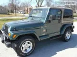 2000 Jeep Wrangler Sahara Green 28765 miles