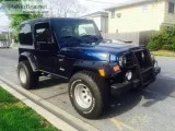 2002 Jeep Wrangler Blue 58000 Miles