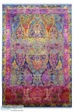 Pink Victorian Hand Knotted Sari Silk Persian Rugs - Yak Carpet