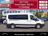 Used 2017 FORD TRANSIT WAGON 350 XLT 12 PASSENGER MEDIUM ROOF fo