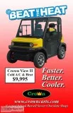Crown View Golf Carts Have Cold Real Air Conditioning