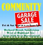 Community Wide Garage Sale