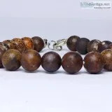 Satyamani Natural Pietersite Beads Bracelet with Hook
