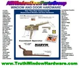 Truth and EntryGard Window Hardware Replacement Parts [NEW MEXIC