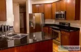 Contrasting Cherry Kitchen Cabinets from GEC Cabinet Depot
