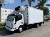 2011 Isuzu NPR-HD 16  Reefer Box Truck with Liftgate CARB Compli