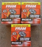 3 Fram Oil Filters