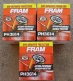 3 Fram Oil Filters