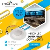 Install 4 inch Dimmable LED Downlights and Say Hello to Savings
