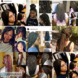 Hair braiding weaves and more