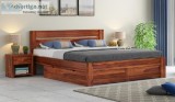 Explore the amazing collection of storage beds in Gurugram  Wood