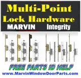 Multipoint Door and Window Replacement Hardware - Free Parts ID 