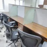 9-11 member space furn in a closed cabin along with amenities