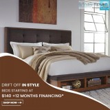 Ralene Medium Brown Queen Upholstered Storage Bed