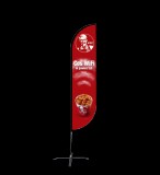 Different Shape And Sizes Promotional Flags Available - Tent Dep