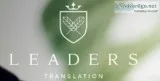 Leaders Translation and Interpretation