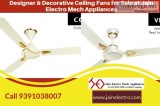 Designer and Decorative Ceiling Fans for Sale at Jain Electro Me