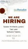 Hiring &quotSolution Architect&quot to work on our NEW project w