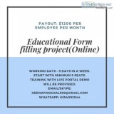 Form filling project. (Online)