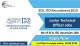 ECIL JTO Recruitment 2019 -20 (200) Junior Technical Officer Job