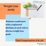 Volunteers needed for Weight Loss Study - Compensation is 1385