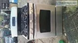 Stainless steel stove 5 burner GE