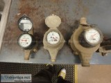 Various Brands and Sizes of Water Meters