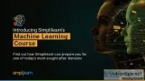 Training with on Machine learning  Machine Learning Course