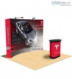 Dye-Sublimation Printed Trade Show Pop Up Displays  Los Angeles
