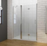Stylish Frameless Bifold Shower Door  elegantshowers.co.uk