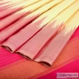 Silk Kanjivaram Linen Sarees by Weavemaya