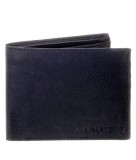 Men Genuine Leather Black Formal Wallet
