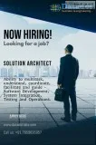 Hiring &quotSolution Architect&quot to work on our NEW project w