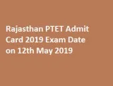 Rajasthan PTET Admit Card 2019
