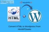 Convert HTML To Wordpress Services From HireWpGeeks
