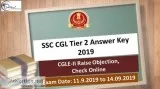 SSC CGL Tier 2 Answer Key 2019 &ndash20 CGLE-II Raise Objection 