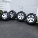 Tires - 2019 Brand New Goodyear Wrangler 27565R18 tires and whee